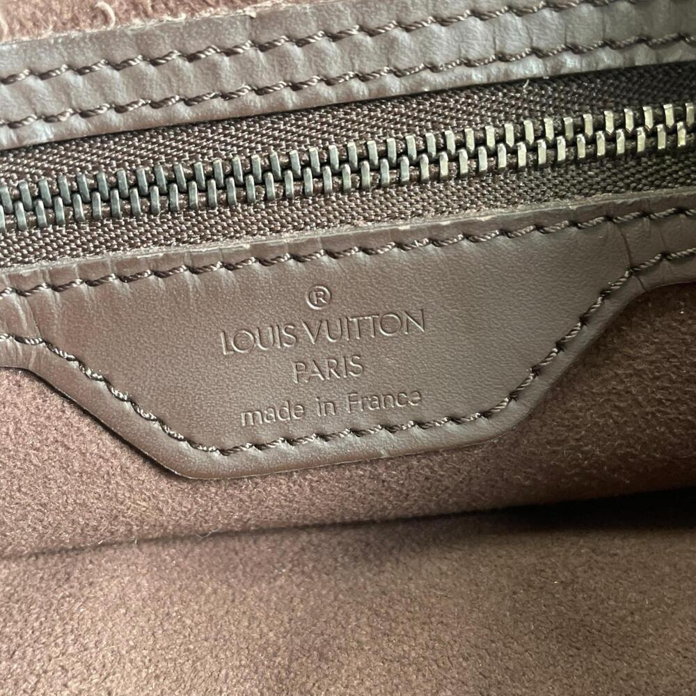 LOUIS VUITTON Brown Leather Tote Bag - Picture 11 of 16